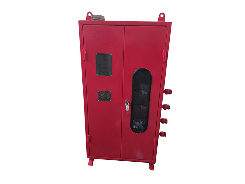 Quick closing valve control box