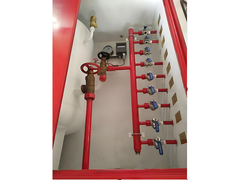 Quick closing valve control box