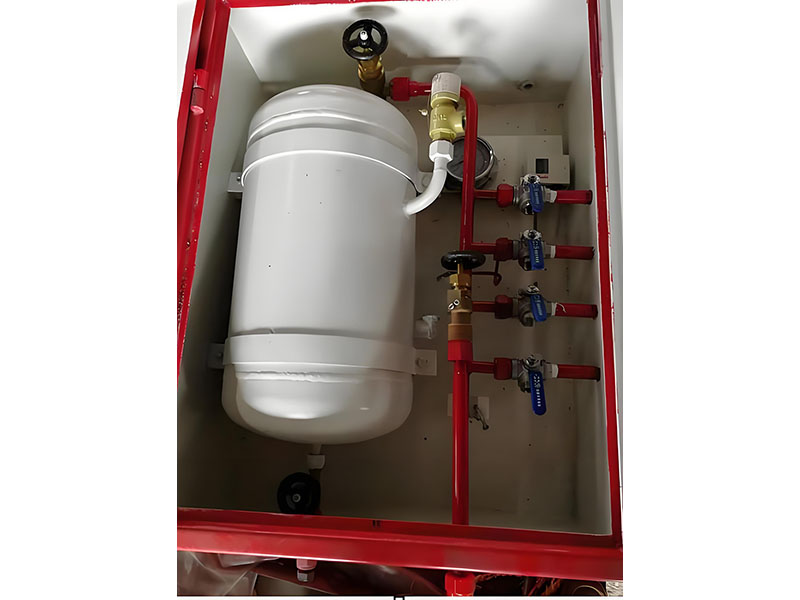 Quick closing valve control box
